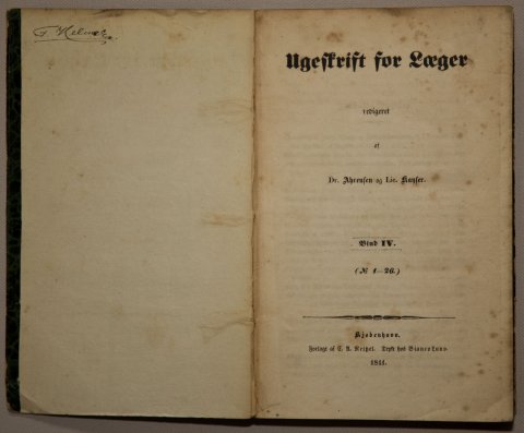 Ugeskrift for Læger 1841
